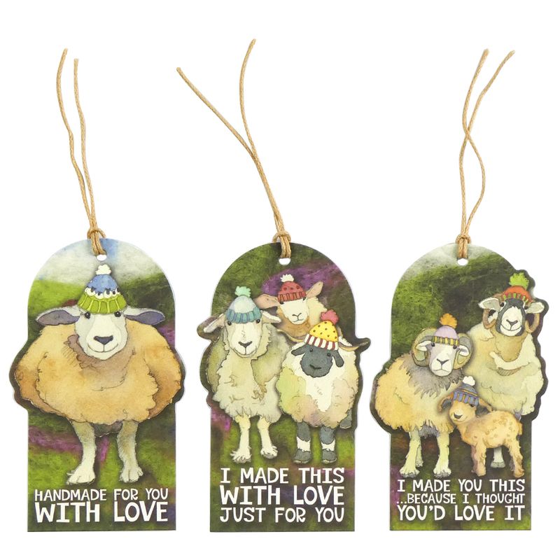 Happy Sheep - tags (12 stuks)